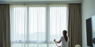 Delicate sheer drape cleaning lota Matty Curtain Cleaning